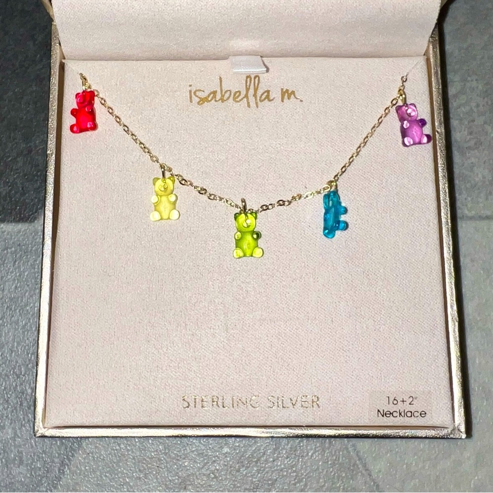 Isabella M Gummy Bear Necklace